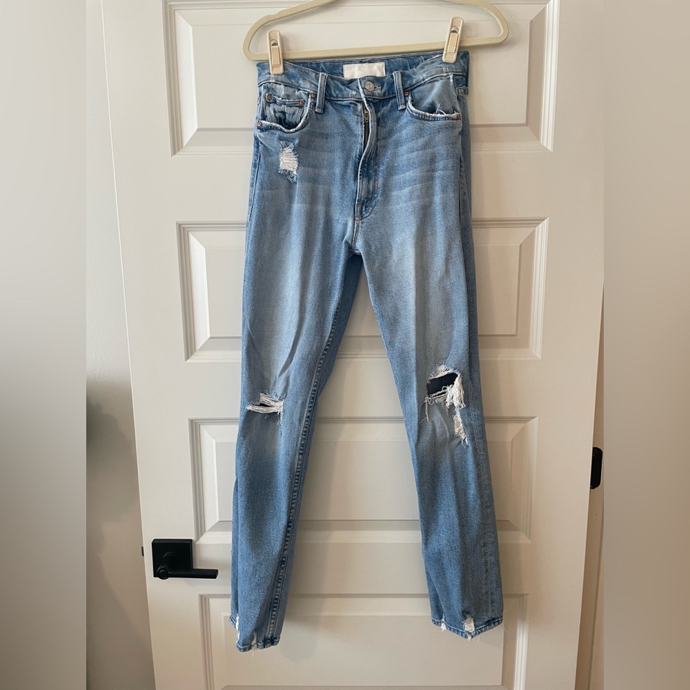 MOTHER High Waisted Rider Skimp in The Confession